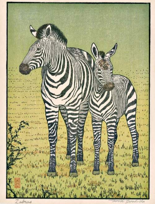 Toshi Yoshida - Zebras thumbnail